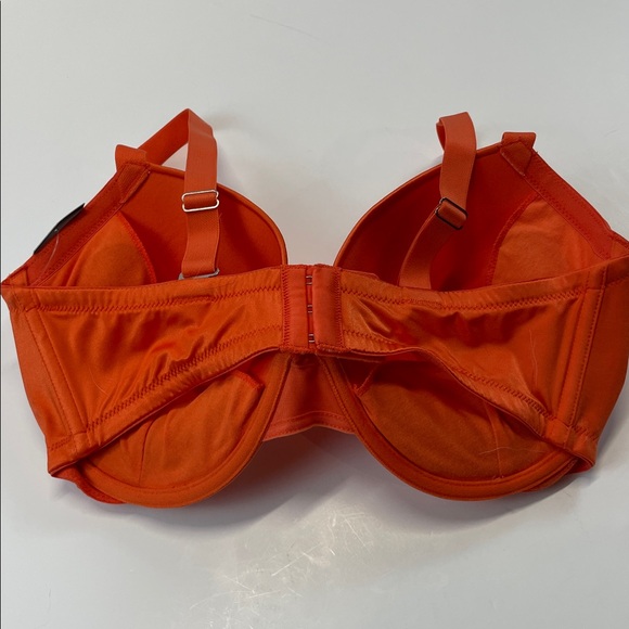 Fredrick’s of Hollywood Extreme Push Up Bra Orange 36F NWT - Picture 4 of 6